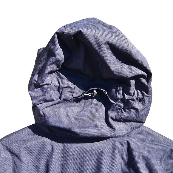 The North Face Get Down HyVent 550 Insulated Hooded Jacket Coat Large Purple - Picture 8 of 16